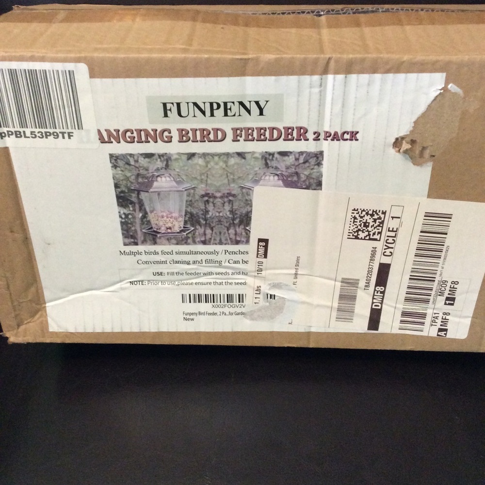 FunPeny hanging bird feeder 2 pack New - Picture 2 of 2